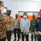 Forkopimda Jatim saat melakukan pengecekan di dua Posko PPKM Skala Mikro dan Kampung Tangguh Semeru di Desa Candimulyo dan Kepanjen, Kecamatan Jombang, Kabupaten Jombang.