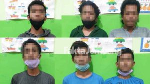 Enam Pria di Jombang Diringkus Sebab Sabu-sabu, 3 Di Antaranya Pekerja Gudang Rongsok
