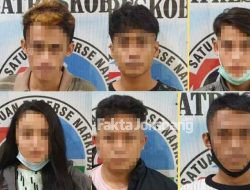 5 Pria dan 1 Cewek Jaringan Sabu-sabu di Jombang Digulung Polisi