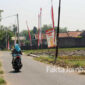 Lokasi lahan yang diuruk menjadi kavlingan/ perumahan, di Dusun Gebangmalang, Desa Bandung, Kecamatan Diwek, Jombang.