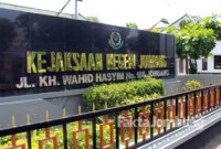 Kantor Kejaksaan Negeri (Kejari) Jombang, Jalan KH A Wahid Hasyim.