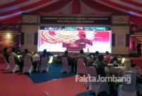 Launching aplikasi SINAR (SIM Nasional Presisi) oleh Kapolda Jatim Irjen Pol Nico Afinta secara virtual, diikuti Kapolres dan Kasat Lantas Polres Jombang, Senin (13/4/2021).