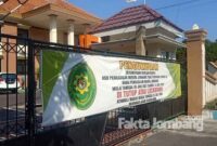 Suasan kantor Pengadilan Negeri Jombang, di hari pertama pasca dilockdown.