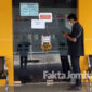 Kondisi kantor PUPR Jombang yang sedang lockdown, mulai Jumat 2 Juli hingga 8 Juli 2021.