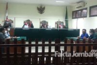 Suasana sidang perkara wanprestasi Putri Bupati Jombang atas Utang sebesar Rp 2,65 Miliar (Foto: Dok sidang sebelumnya)
