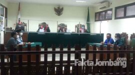 Suasana sidang perkara wanprestasi Putri Bupati Jombang atas Utang sebesar Rp 2,65 Miliar (Foto: Dok sidang sebelumnya)