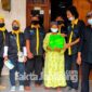 Kegiatan pemberian bantuan kepada warga kurang mampu yang digelar Sanggar UMKM Jombang, Minggu (5/9/2021).