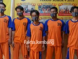 Tawuran Sepulang Nonton Jaranan di Sukoiber Jombang, Lima Pemuda Diringkus, Dua DPO