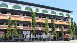 Gedung SMA Budi Utomo yang disebut-sebut menyatu dengan gedung SMP Budi Utomo, Desa Gadingmangu, Kecamatan Perak, Kabupaten Jombang.