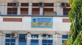 Gedung SMK Budi Utomo, Desa Gadingmangu, Kecamatan Perak, Kabupaten Jombang.