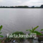 Puluhan hektare sawah di Dusun Rejoagung, Desa Rejoagung, Kecamatan Ploso, Kabupaten Jombang, Jawa Timur, terendam air, Jumat (26/11/2021).