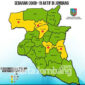 Peta sebarang Covid-19 Tanggal 15 November 2021 pukul 15.00 WIB. (Data: Dinkes Jombang)