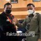 Ketua BPPH PP Jombang, Edi Haryanto SH MH CIL CMe, bersama Wakil Ketua PN Jombang Dr Bambang Setyawan SH MH, usai audensi, Rabu (8/12/2021).