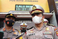 Kasubdit Jemenopsrek Ditkamsel Korlantas Polri, Kombes Polisi Indra Jafar saat berada di Jombang, Jawa Timur.