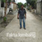 Jalan lingkungan di Dusun Kejambon Rt 07 Rw 02, Desa Dapurkejambon, Kecamatan/Kabupaten Jombang, yang sudah dirabat beton.