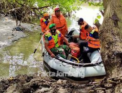 Ditemukan 500 Meter, Pemuda yang Loncat ke Sungai Menturo Jombang Tak Bernyawa