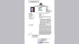 Surat penetapan MSA, Tersangka kasus dugaan pelecehan seksual yang diterbitkan Polda Jatim.