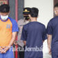 Tersangka pengeroyokan ditangkap Satreskrim Polres Jombang.
