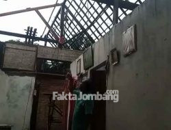 Tiupan Puting Beliung Bikin 30 Rumah di Ngogri Jombang Morat-Marit, 4 Rusak Parah