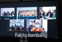 Sidang pembuktian kecelakaan artis Vanessa Angel, terdakwa Tubagus Muhammad Joddy Pramas Setya, di Pengadilan Negeri Jombang, Kamis (3/2/2022).