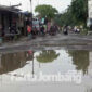 Jalan rusak di Desa Tapen, Kecamatan Kudu, Kabupaten Jombang.