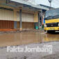 Kondisi jalan rusak di Desa Tapen, Kecamatan Kudu, Kabupaten Jombang.