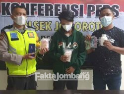Pemuda Tambar Jombang Diciduk, Polisi Sita Ribuan Pil Dobel L