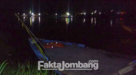 Area lokasi satu keluarga asal Desa Banjardowo, tercebur ke Sungai Brantas antara Plandaan dengan Megaluh, Kabupaten Jombang.