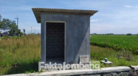 Kondisi proyek sumur dangkal di Dusun Banjarkerep, Desa Banjardowo, Kecamatan/ Kabupaten Jombang.