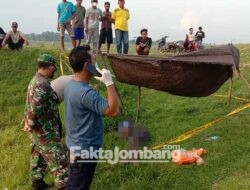 Pria Lansia Ditemukan Meninggal di Sawah Jantiganggong Jombang