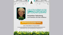 Ucapan belasungkawa atas wafatnya adik kandung Gus Dur, Nyai Hj Lily Chodidjah Wahid.
