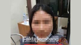 Tersangka kasus penculikan bayi yang tinggal di panti asuhan Al-Hasan, Desa Watugaluh, Kecamatan Diwek, Kabupaten Jombang.