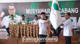 Suasana Musyawarah Cabang (Muscab) HKTI Jombang yang digelar di aula pertemuan Resto Yusro Tembelang, Jombang Rabu, (24/8/2022)