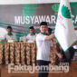 Suasana Musyawarah Cabang (Muscab) HKTI Jombang yang digelar di aula pertemuan Resto Yusro Tembelang, Jombang Rabu, (24/8/2022)