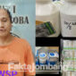 Tersangka WSP (34), warga Desa Plandi, Kecamatan/ Kabupaten Jombang, beserta barang buktinya.