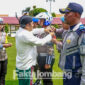 Wakil Bupati (Wabup) Jombang, Sumrambah saat apel gelar pasukan Operasi Lilin Semeru 2022, di lapangan Polres Jombang, Kamis (22/122022).