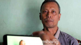 Lukman Hidayat (48) warga Desa Tanggungkramat, Kecamatan Ploso, Kabupaten Jombang.