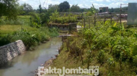 Salah satu sudut pembangunan pabrik milik PT Kemah Sejahtera di Desa Sukodadi, Kecamatan Kabuh, Kabupaten Jombang.