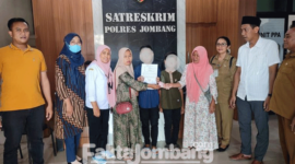 Kedua pihak yakni korban dan pelaku penganiayaan, sepakat damai di Polres Jombang.